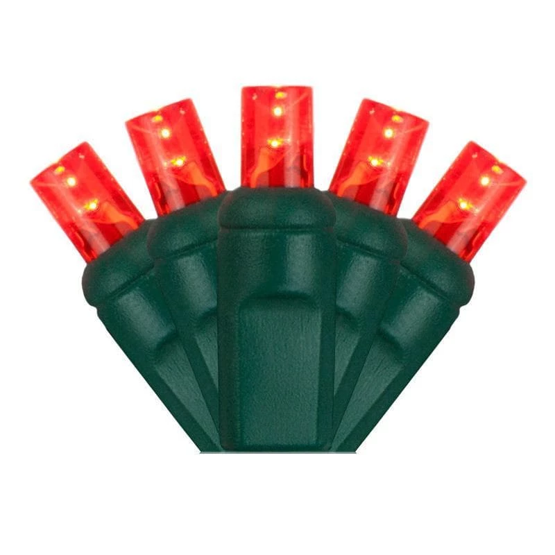 Outlet π The π Christmas Palace 50 FT 150 RED LED CONCAVE GREEN WIRE STRING LIGHTS WITH COAXIAL π 2 The Christmas Palace 50 FT 150 RED LED CONCAVE GREEN WIRE STRING LIGHTS WITH COAXIAL