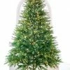 The Christmas Palace CHRISTMAS TREES 7.5 FT KENTUCKY FIR TREE PRE LIT WARM WHITE