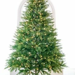 The Christmas Palace 12 FT KENTUCKY FIR TREE PRE LIT WARM WHITE CHRISTMAS TREES
