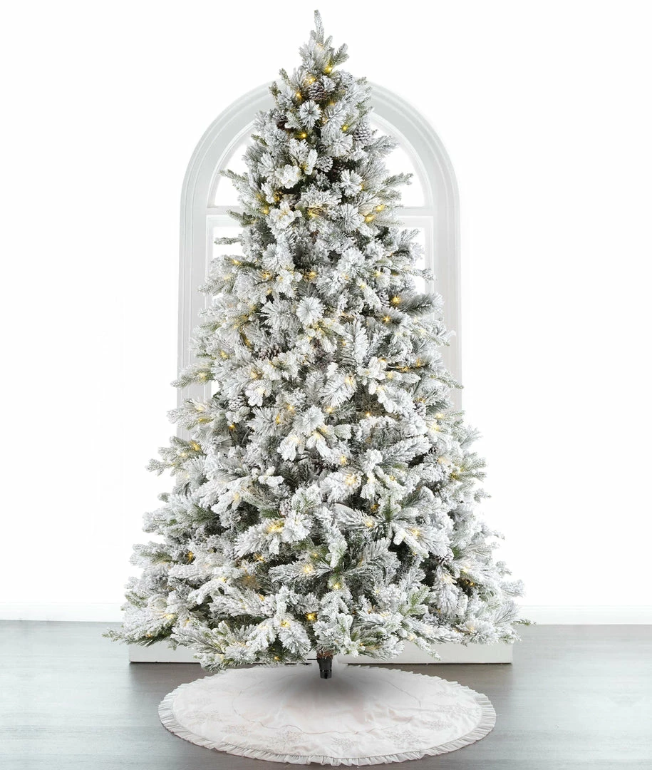 Budget β The π Christmas Palace π Christmas TREES 7.5 FT SNOWY LAUSANNE FIR PRE LIT MICRO WARM WHITE LED π― 1 The Christmas Palace CHRISTMAS TREES 7.5 FT SNOWY LAUSANNE FIR PRE LIT MICRO WARM WHITE LED