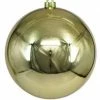 The Christmas Palace 10" GOLD SHINY BALL SET OF 4