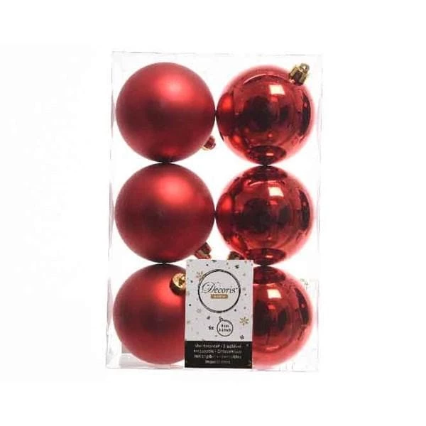 Wholesale π₯ The π Christmas Palace 3" SHINY & MATTE RED BALL ORNAMENTS SET OF 36 Yuletide Traditions π₯° 1 The Christmas Palace 3" SHINY & MATTE RED BALL ORNAMENTS SET OF 36 Yuletide Traditions