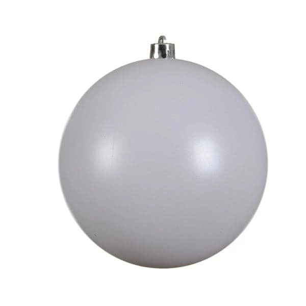 Deals π The π Christmas Palace 8" WHITE MATTE BALL SET OF 6 π 1 The Christmas Palace 8" WHITE MATTE BALL SET OF 6