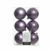 The Christmas Palace 3" SHINY & MATTE HEATHER BALL ORNAMENTS SET OF 36 Shatterproof & Glass Sets