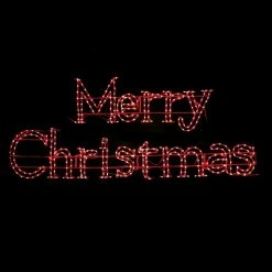 The Christmas Palace 18 FT MERRY CHRISTMAS COLOR CHANGING LED SIGN WITH CONTROLLER