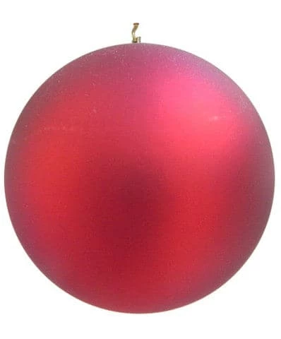 Flash Sale π The π Christmas Palace 8" RED MATTE BALL SET OF 6 Shatterproof & Glass Sets π 1 The Christmas Palace 8" RED MATTE BALL SET OF 6 Shatterproof & Glass Sets