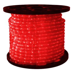 The Christmas Palace CHRISTMAS LIGHTS 150 FT LED RED ROPE LIGHT FLEX, 1/2" DIAMETER