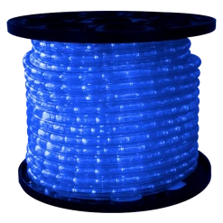 The Christmas Palace 150 FT LED BLUE ROPE LIGHT FLEX, 1/2" DIAMETER CHRISTMAS LIGHTS