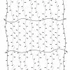 The Christmas Palace CHRISTMAS LIGHTS WARM WHITE LED TRUNK LIGHT GRAY NET 10FT X 36"-70"