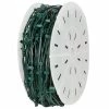 The Christmas Palace 1000 FT C7 ROLL GREEN WIRE 12" SPACING E12 BASE