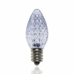 The Christmas Palace C7 LED COOL WHITE REPLACEMENT BULB 25 PACK