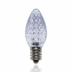 The Christmas Palace C7 LED COOL WHITE REPLACEMENT BULB 25 PACK