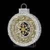 The Christmas Palace OVERSIZED DECOR 7 X 5 FT WARM WHITE LED BALL ORNAMENT 120V