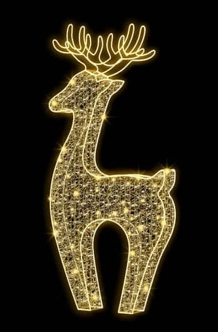Cheapest π The π Christmas Palace 3 X 7 FT LED WHITE REINDEER 120V OVERSIZED DECOR β¨ 1 The Christmas Palace 3 X 7 FT LED WHITE REINDEER 120V OVERSIZED DECOR