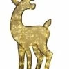 The Christmas Palace 6 FT X 3 FT WARM WHITE LED REINDEER WITH FLASHING EFFECT