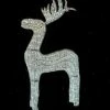 The Christmas Palace OVERSIZED DECOR 10 FT 600 LED COOL WHITE 3D REINDEER FLASHING LIGHTS