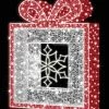 The Christmas Palace 6 FT X 5 FT LED RED & WHITE GIFT BOX WITH SNOWFLAKE