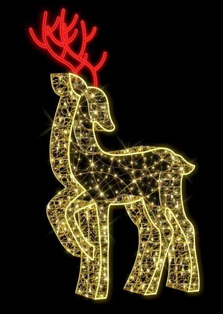 Buy π€© The β Christmas Palace OVERSIZED DECOR 4 FT X 1 FT X 6.5 FT WARM WHITE DEER WITH RED ANTLERS π₯° 1 The Christmas Palace OVERSIZED DECOR 4 FT X 1 FT X 6.5 FT WARM WHITE DEER WITH RED ANTLERS
