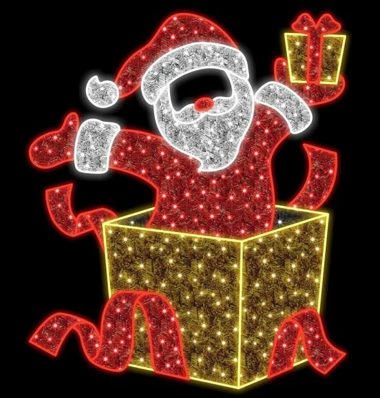 Best Pirce βοΈ The π Christmas Palace 6 FT X 5 FT LED SANTA IN A BOX PHOTO OP π₯° 1 The Christmas Palace 6 FT X 5 FT LED SANTA IN A BOX PHOTO OP