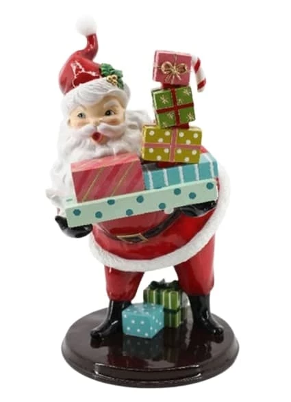 Best deal π€© The π Christmas Palace 15" RETRO SANTA WITH GIFTS Table Tops β 1 The Christmas Palace 15" RETRO SANTA WITH GIFTS Table Tops