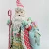 The Christmas Palace Santas 20" PASTEL PEPPERMINT SANTA