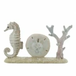 The Christmas Palace Table Tops DECEMBER DIAMONDS 9" COASTAL JOY TABLE DECOR