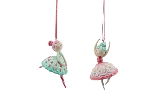 Best Pirce β¨ The π Christmas Palace π Christmas Ornaments 4" π¬ CANDY BALLERINA ASSORTED SET OF 2 π― 1 The Christmas Palace Christmas Ornaments 4" CANDY BALLERINA ASSORTED SET OF 2