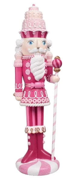 Best Sale β The π Christmas Palace PINK π¬ CANDY NUTCRACKER WITH STAFF Nutcrackers β¨ 1 The Christmas Palace PINK CANDY NUTCRACKER WITH STAFF Nutcrackers