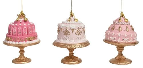 Cheapest π₯° The β Christmas Palace β Christmas Ornaments DECEMBER DIAMONDS 4" PINK & GOLD CAKE ORNAMENTS ASSORTED SET OF 3 π 1 The Christmas Palace Christmas Ornaments DECEMBER DIAMONDS 4" PINK & GOLD CAKE ORNAMENTS ASSORTED SET OF 3