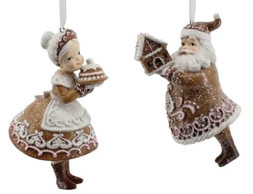 Promo π The π Christmas Palace DECEMBER DIAMONDS MR & MRS CLAUS GINGERBREAD ORNAMENT SET OF 2 π Christmas Ornaments β 1 The Christmas Palace DECEMBER DIAMONDS MR & MRS CLAUS GINGERBREAD ORNAMENT SET OF 2 Christmas Ornaments