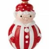The Christmas Palace Table Tops DECEMBER DIAMONDS 18" PEPPERMINT MRS CLAUS TABLETOP FINIAL
