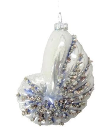 Cheap π The π Christmas Palace π Christmas Ornaments DECEMBER DIAMONDS 5" SEQUINED CONCH SHELL ORNAMENT SET OF 2 π₯° 1 The Christmas Palace Christmas Ornaments DECEMBER DIAMONDS 5" SEQUINED CONCH SHELL ORNAMENT SET OF 2