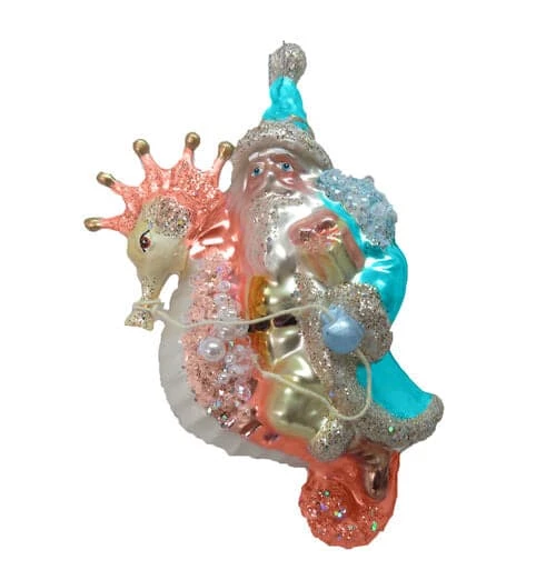 Budget π The π Christmas Palace DECEMBER DIAMONDS 5" SANTA ON A SEA HORSE ORNAMENT π 1 The Christmas Palace DECEMBER DIAMONDS 5" SANTA ON A SEA HORSE ORNAMENT