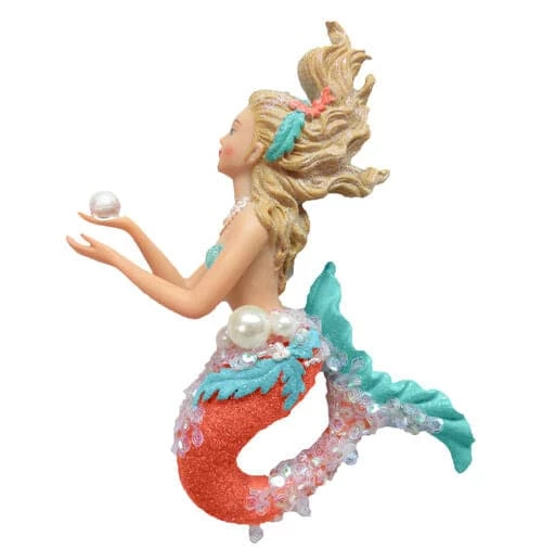 New π The π Christmas Palace π Christmas Ornaments DECEMBER DIAMONDS 7" MERMAID WITH A PEARL ORNAMENT π 1 The Christmas Palace Christmas Ornaments DECEMBER DIAMONDS 7" MERMAID WITH A PEARL ORNAMENT