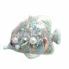 The Christmas Palace DECEMBER DIAMONDS 5" BLUE & GOLD STRIPE FISH ORNAMENT