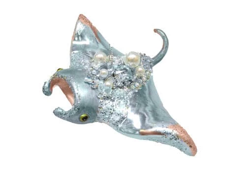 Best Pirce π The π Christmas Palace π Christmas Ornaments DECEMBER DIAMONDS 4" PASTEL TEAL & JEWELED MANTA RAY ORNAMENT π 1 The Christmas Palace Christmas Ornaments DECEMBER DIAMONDS 4" PASTEL TEAL & JEWELED MANTA RAY ORNAMENT