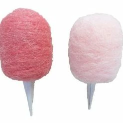 The Christmas Palace Christmas Ornaments DECEMBER DIAMONDS 6" PINK COTTON CANDY ORNAMENT SET OF 6