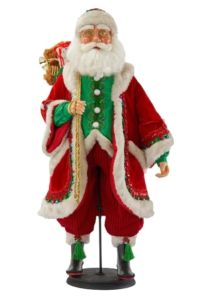 Wholesale βοΈ The π Christmas Palace 36" TOY LAND SANTA WITH GIFT BAG Katherine's Collection π 1 The Christmas Palace 36" TOY LAND SANTA WITH GIFT BAG Katherine's Collection