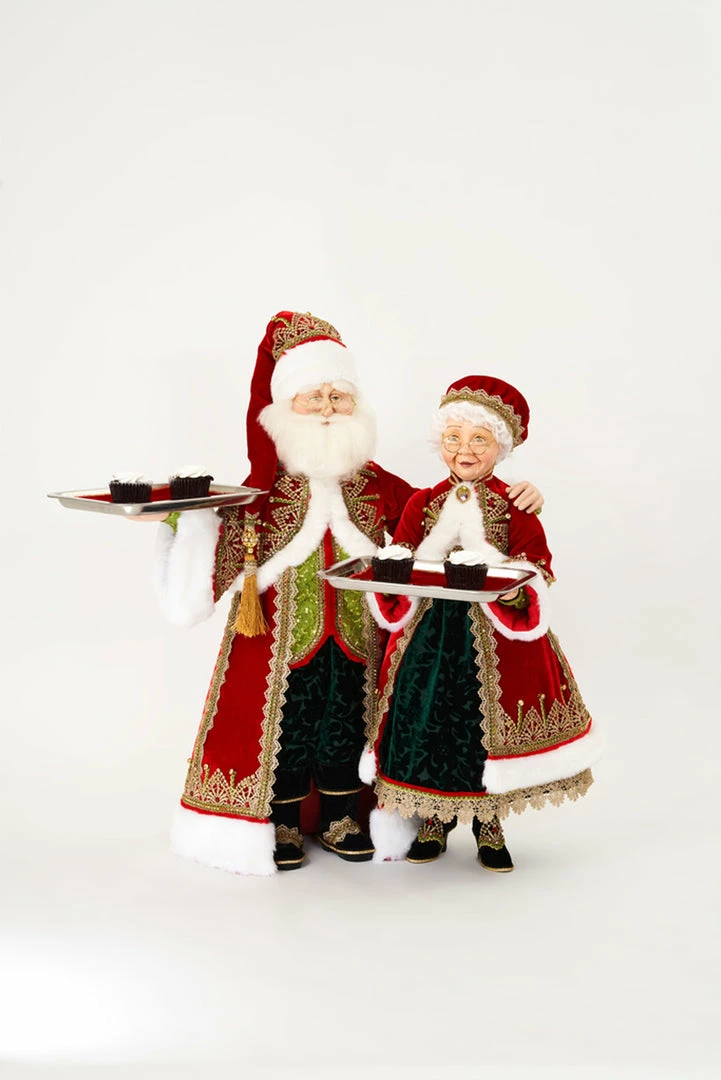 Best Sale β€οΈ The π Christmas Palace 2.5 FT MR. & MRS. CLAUS TRIMMING SERVING PIECE π 1 The Christmas Palace 2.5 FT MR. & MRS. CLAUS TRIMMING SERVING PIECE