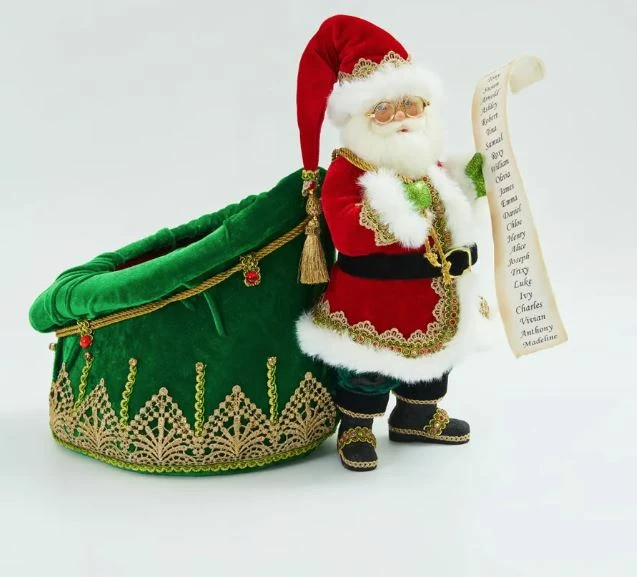 New π The π Christmas Palace 13" ALL TRIMMINGS SANTA WITH TOYBAG Santas π₯° 1 The Christmas Palace 13" ALL TRIMMINGS SANTA WITH TOYBAG Santas