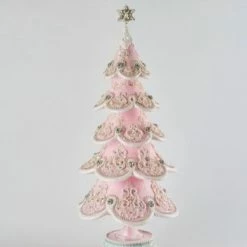 The Christmas Palace 25.25" FROST AND TENDERNESS TREE Table Tops