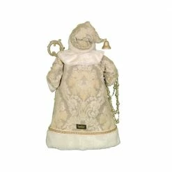 The Christmas Palace KAREN DIDION 27" CREAM & GOLD SANTA Santas