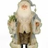 The Christmas Palace Santas KAREN DIDION ORIGINALS TIFFANY BLUE SANTA