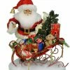 The Christmas Palace 18" LIGHTED CHRISTMAS DELIVERY SLEIGH Santas