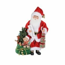 The Christmas Palace 18" LIGHTED HOHOHO SANTA Santas