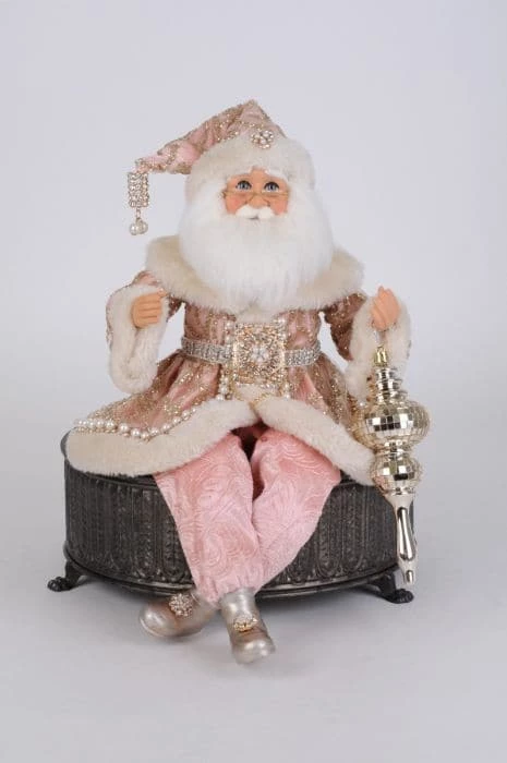 Best reviews of π The π Christmas Palace Santas SPARKLING BLUSH POSABLE SANTA π 1 The Christmas Palace Santas SPARKLING BLUSH POSABLE SANTA
