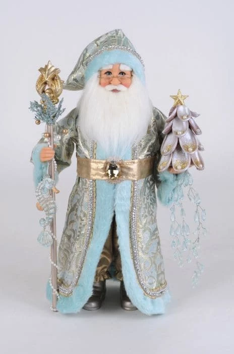 Wholesale β¨ The π Christmas Palace COASTAL OPULENCE SANTA WITH STAFF π 1 The Christmas Palace COASTAL OPULENCE SANTA WITH STAFF