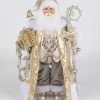 The Christmas Palace KAREN DIDION ORIGINALS IVORY & GOLD SANTA Santas