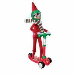 The Christmas Palace Elves ELF ON THE SHELF STAND-N-SCOOT SCOOTER WITH MOVING WHEELS