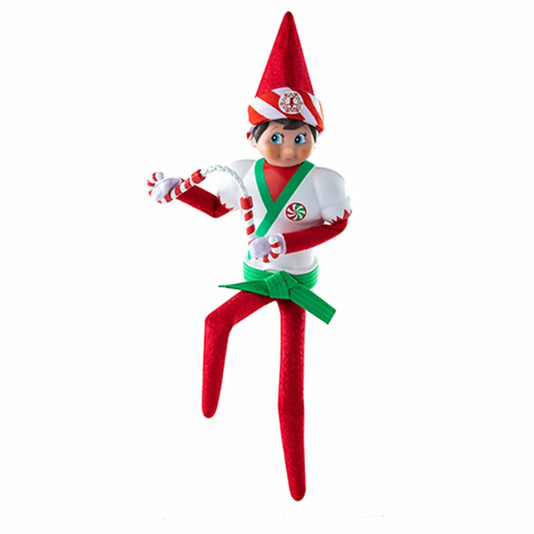 Cheap βοΈ The π Christmas Palace ELF ON THE SHELF KARATE KICKS SET ELF π 1 The Christmas Palace ELF ON THE SHELF KARATE KICKS SET ELF